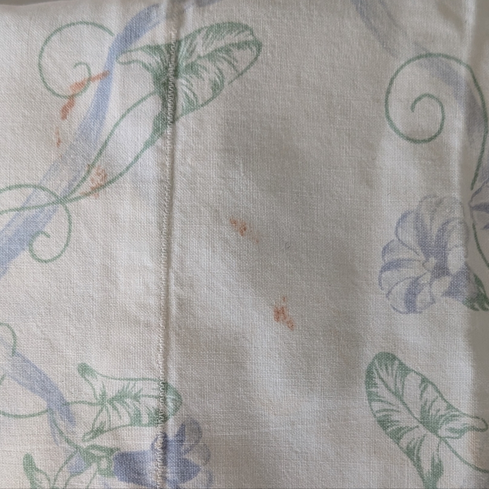 Fine Cotton Italian Full Sheet Set With Matching Duvet Cover And One Sham - Picture 9 of 10
